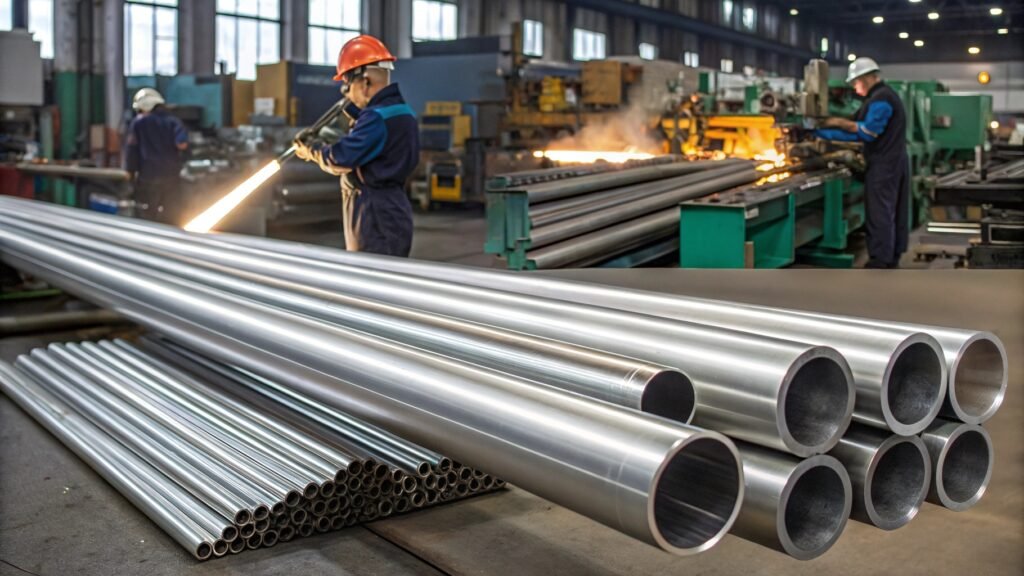 Extrusion vs Forging for seamless aluminum tubes